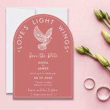 Elegant Modern Wedding Minimalistisch Roos Roze Qu