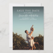 Elegant Modern Wedding Photo Save the Date (Voorkant)