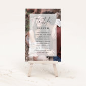 Elegant Modern Wedding Photo Seating Chart Kaart