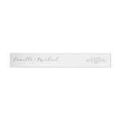 Elegant Modern Wedding Return Address Labels (Individueel)