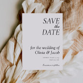Elegant Modern Wedding Save The Date