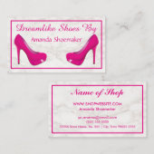 Elegant Modern White Marble Visitekaartje (Voorkant / Achterkant)