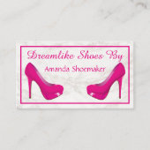 Elegant Modern White Marble Visitekaartje (Voorkant)