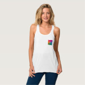 Elegant Modern White Sjabloon Trendy Custom Tanktop (Volledige Voorkant)