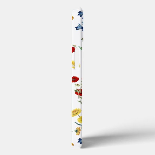 Elegant Modern Wildbloemen Poppy Daisy Case-Mate iPhone Case (Achterkant / Rechts)