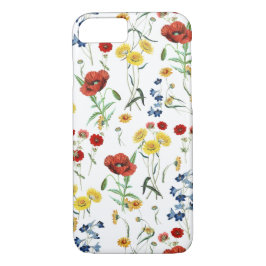 Elegant Modern  Wildbloemen Poppy Daisy Case-Mate iPhone Case
