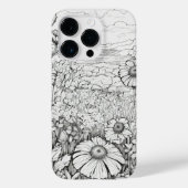 Elegant Modern Wildflower Blank Hoesje-Mate Case-Mate iPhone Case (Achterkant)