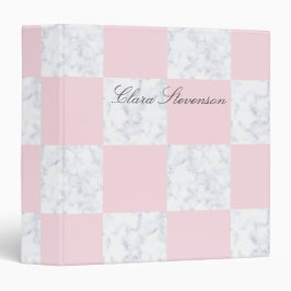 Elegant modern wit marmer roze gerookt 1 1/2" multomap