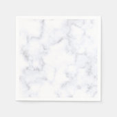 Elegant Modern Witte Marmer Servet (Voorkant)