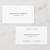 Elegant Modern Your Custom Text Simple Template Visitekaartje (Voorkant / Achterkant)