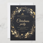 Elegant modern zakelijk kerstfeest kaart (Voorkant)