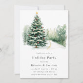 Elegant modern zakelijk kerstfeest kaart (Voorkant)