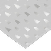 elegant modern zilveren kerstboompatroon korte tafelloper (Hoek)