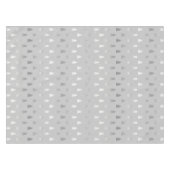 elegant modern zilveren kerstboompatroon tafelkleed (Voorkant (Horizontaal))