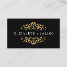 Elegant modern zwart goud