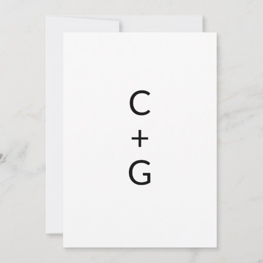 Elegant modern zwart Roos Gold Heart Calendar Save The Date (Achterkant)