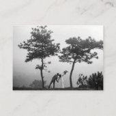 Elegant Modern Zwart & Wit Huwelijksfoto Details Informatiekaartje (Achterkant)