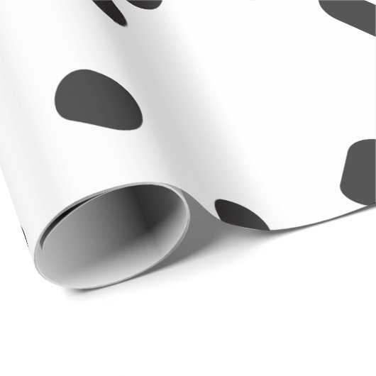 Elegant modern zwart-wit inpakpapier (Rol Hoek)