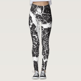 Elegant modern zwart wit leggings