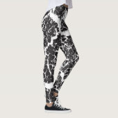 Elegant modern zwart wit leggings (Rechts)