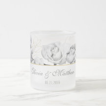 Elegant modern - zwart witwitbruistoestel cadeautj