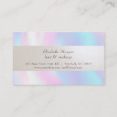 Elegant Modernb Scissors Holographic Loyalty Card