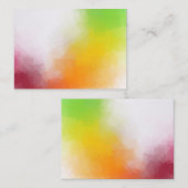 Elegant moderne Abstracte kunstblanco Sjabloon (Voorkant / Achterkant)