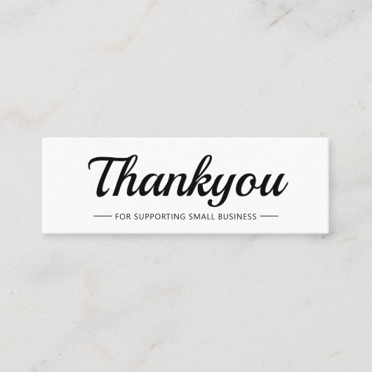 Elegant Moderne Business Logo Hartelijk dank Je ku Contactkaartje (Voorkant)