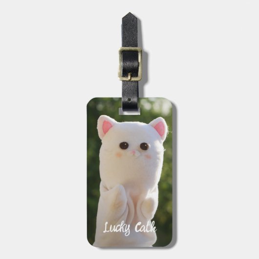 Elegant Moderne Eenvoudige persoonlijke foto Bagagelabel (Voorkant verticaal)