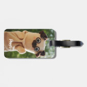 Elegant Moderne Eenvoudige persoonlijke foto Bagagelabel (Achterkant horizontaal)