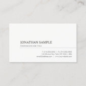 Elegant moderne, eenvoudige professionele Sjabloon Visitekaartje (Voorkant)