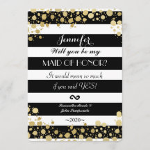 Elegant moderne Faux Gold-Spletters en stripes