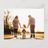 Elegant Moderne feestdagen Script Foto (Voorkant)