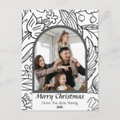 Elegant Moderne feestdagen Script Foto (Voorkant)