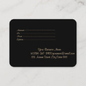 Elegant, moderne Gold-schijven, Confetti Kortingskaartje (Achterkant)