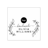 Elegant Moderne Handgemaakte Zaken Rubberstempel (Afrduk)