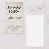 Elegant moderne heldere waterverf yoga visitekaartje (Voorkant / Achterkant)