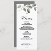 Elegant Moderne Kaart met 4 x 9 flatmenu (Voorkant / Achterkant)