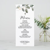 Elegant Moderne Kaart met 4 x 9 flatmenu (Staand voorkant)