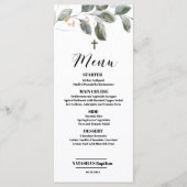 Elegant Moderne Kaart met 4 x 9 flatmenu (Voorkant)