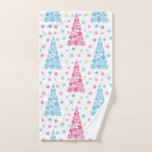 Elegant moderne kerstboom bad handdoek (Handdoek)