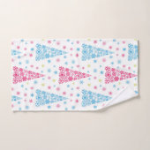 Elegant moderne kerstboom bad handdoek (Handdoek)