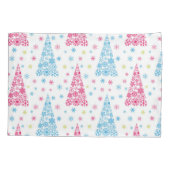 Elegant moderne kerstboom kussensloop (Achterkant)