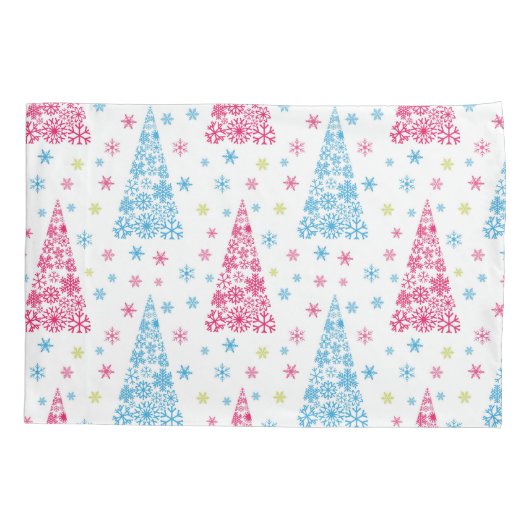 Elegant moderne kerstboom kussensloop (Achterkant)