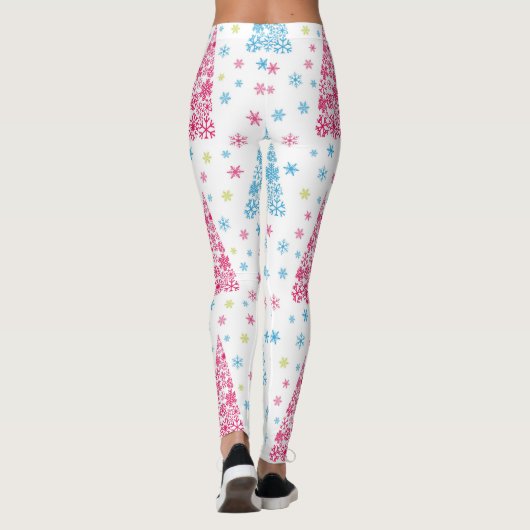 Elegant moderne kerstboom leggings (Achterkant)
