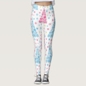 Elegant moderne kerstboom leggings (Voorkant)