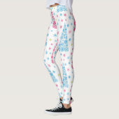 Elegant moderne kerstboom leggings (Links)