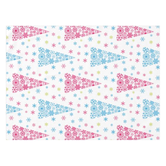 Elegant moderne kerstboom tafelkleed (Voorkant (Horizontaal))