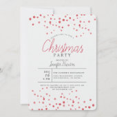 Elegant Moderne Kerstfeestdag Kaart (Voorkant)