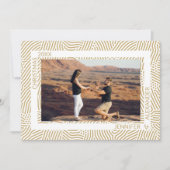 Elegant Moderne kerstparen Foto Feestdagenkaart (Voorkant)